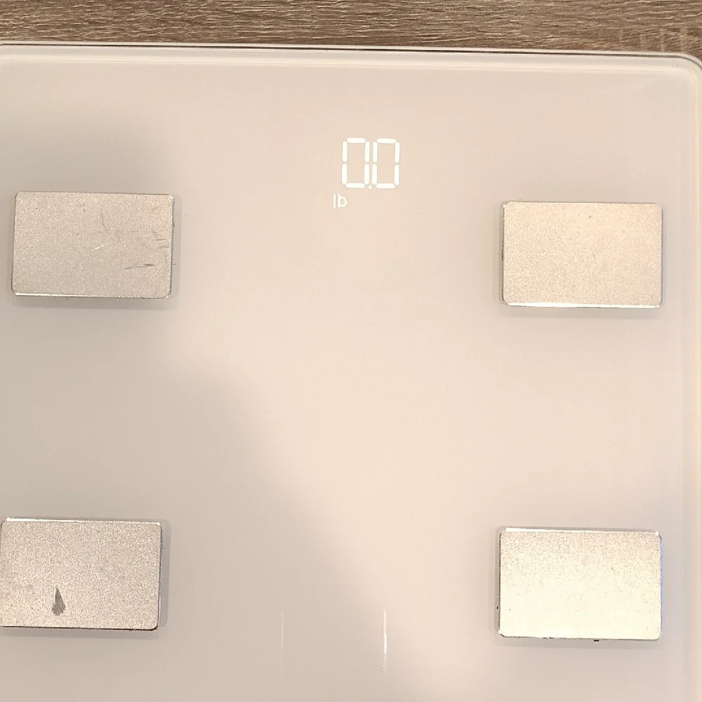 White Digital Bathroom Scale